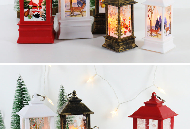 Christmas Snowman Wind Lamp – Small Night Light for Table Decor