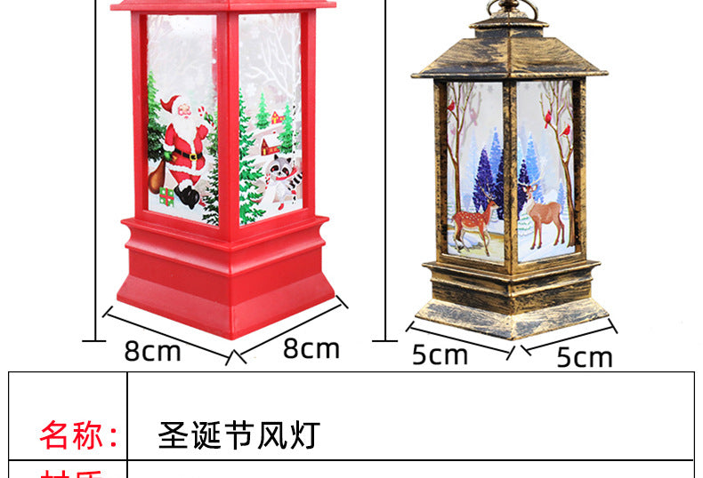 Christmas Snowman Wind Lamp – Small Night Light for Table Decor