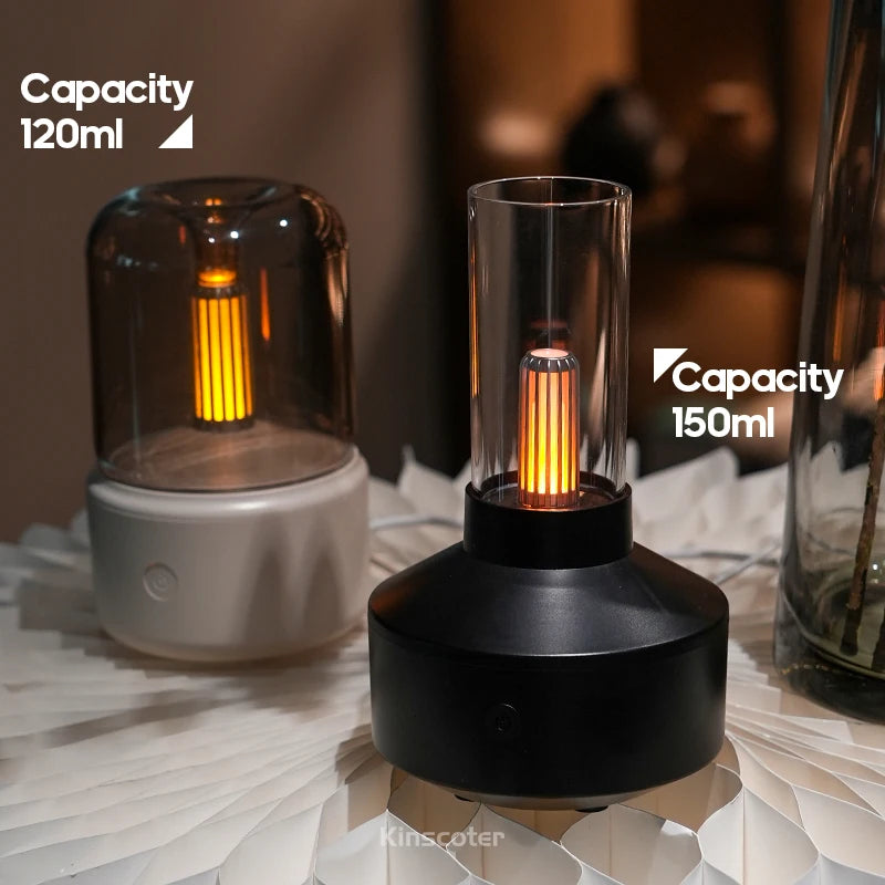 KINSCOTER Portable Mini Aroma Diffuser – USB Humidifier & Night Light