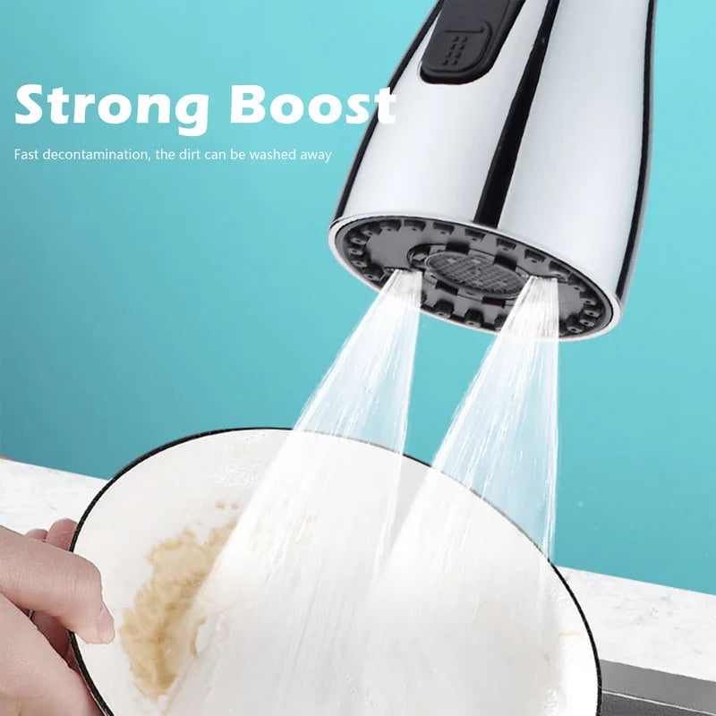 360° Rotating Kitchen Faucet Extender with Splash Filter