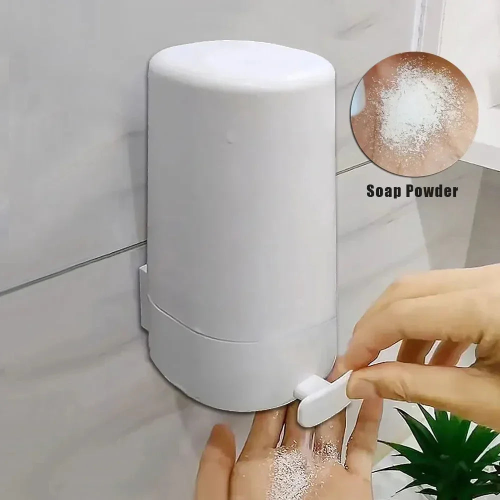 Stylish and Practical: Wall-Mounted Adjustable Soap Holder and Powder Grinder