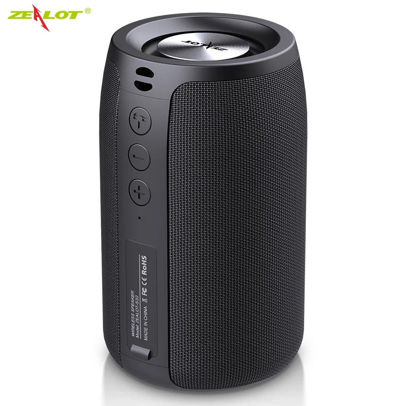 Zealot S32 Wireless Outdoor Waterproof Speaker with Subwoofer