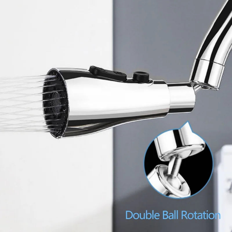 360° Rotating Kitchen Faucet Extender with Splash Filter