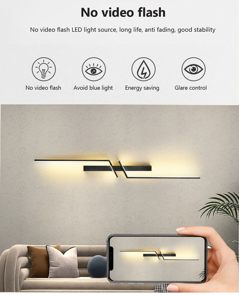 Modern Creative LED Wall Light – Minimalist Bedside & Living Room Sconce