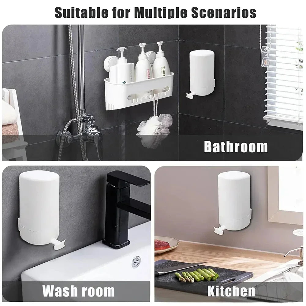 Stylish and Practical: Wall-Mounted Adjustable Soap Holder and Powder Grinder