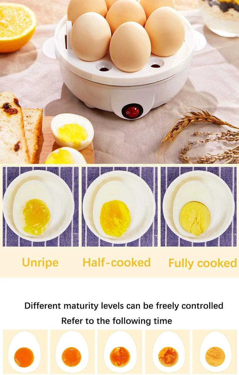 Multifunction Electric Egg Cooker & Steamer – Double Layer Breakfast Appliance